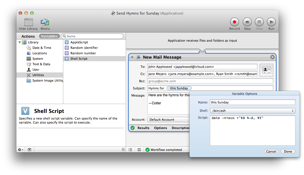 How to Create Email Templates in Automator