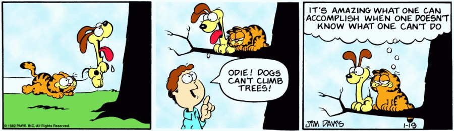 Garfield, January 19, 1982. © Paws, Inc.