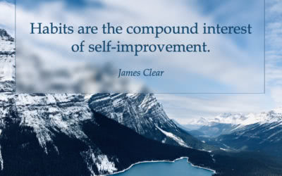 Habits are the compound interest of self-improvement. —James Clear