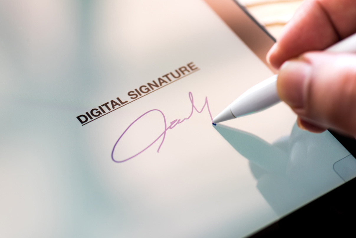 Use a digital signature to streamline workflow.