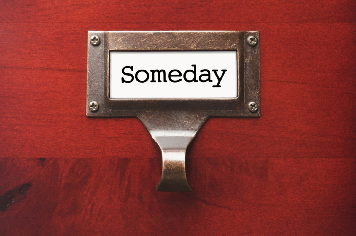 A Someday/Maybe list keeps your great ideas where you can find them when their time comes.
